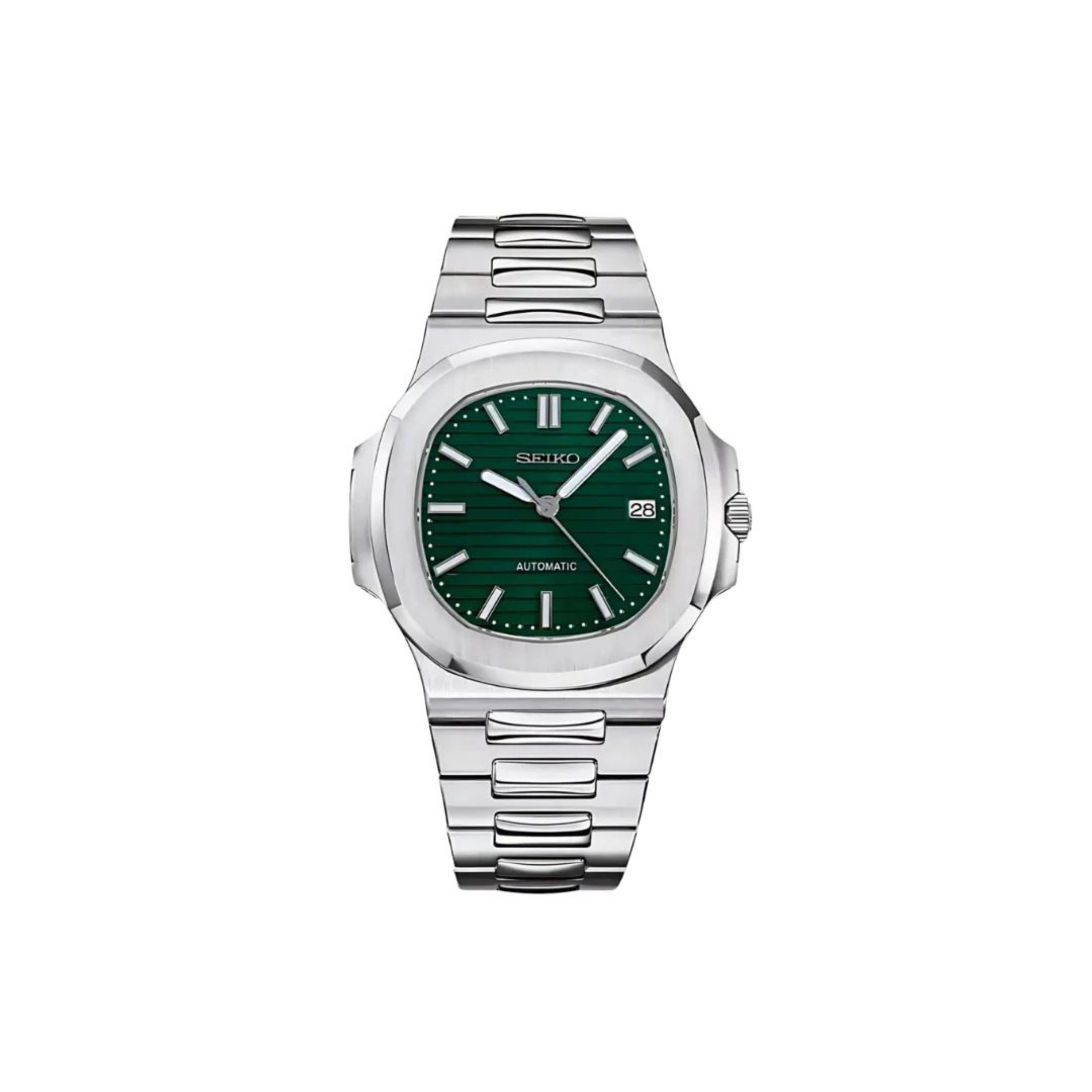 Integrated Steel Green Dial