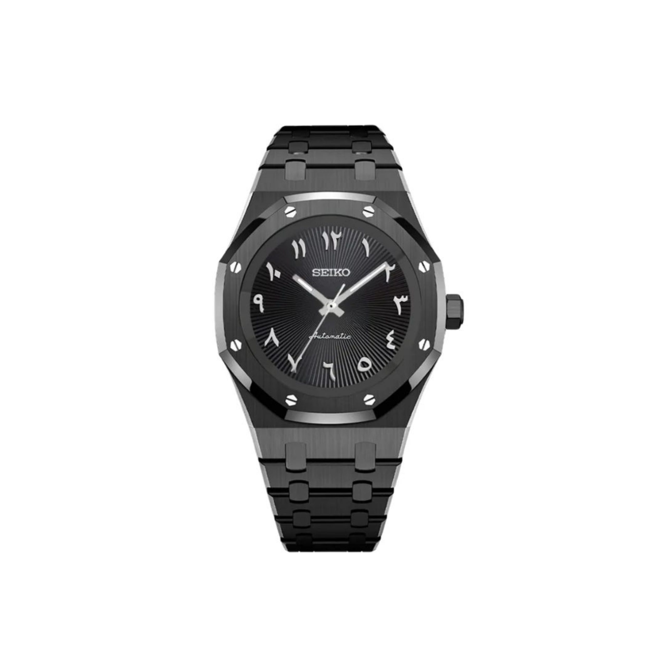 Octagonal Black Arabic Dial